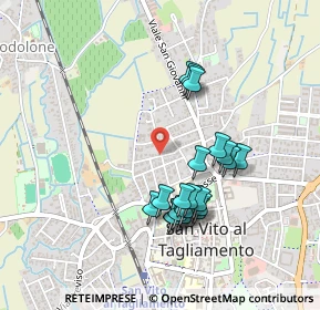 Mappa Via Divisione Julia, 33078 San Vito al Tagliamento PN, Italia (0.4165)