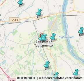 Mappa Via Divisione Julia, 33078 San Vito al Tagliamento PN, Italia (6.08643)