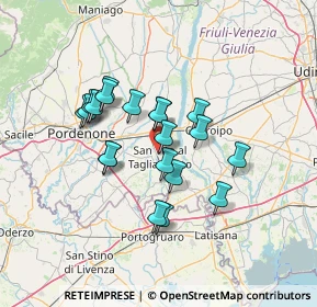 Mappa Via Divisione Julia, 33078 San Vito al Tagliamento PN, Italia (10.9945)