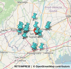 Mappa Via Divisione Julia, 33078 San Vito al Tagliamento PN, Italia (10.202)