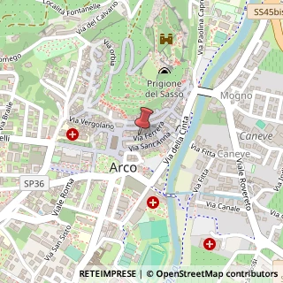 Mappa Via Ferrera, 36, 38062 Arco, Trento (Trentino-Alto Adige)