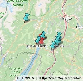 Mappa Via Ferrera, 38062 Arco TN, Italia (8.58643)