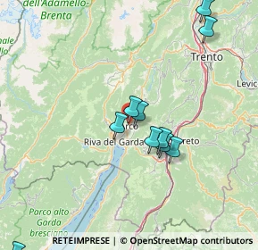 Mappa Via Ferrera, 38062 Arco TN, Italia (20.37615)