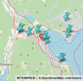 Mappa Via Degli Scalpellini, 28831 Baveno VB, Italia (3.66364)