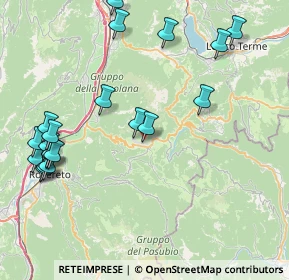 Mappa Via A. De Gasperi, 38064 Folgaria TN, Italia (9.8445)