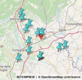 Mappa 31010 Godega di Sant'Urbano TV, Italia (7.36143)