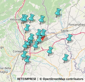 Mappa 31010 Godega di Sant'Urbano TV, Italia (6.81947)