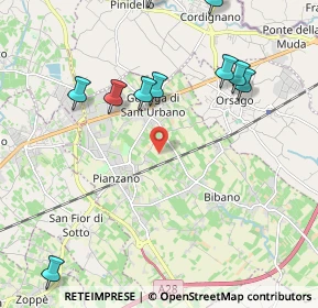 Mappa 31010 Godega di Sant'Urbano TV, Italia (2.54182)