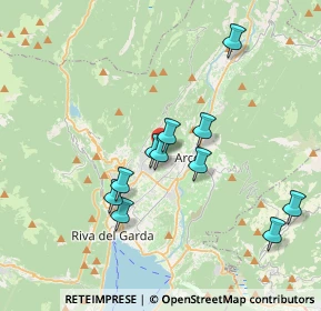 Mappa Via S. Marcello, 38062 Arco TN, Italia (3.30455)