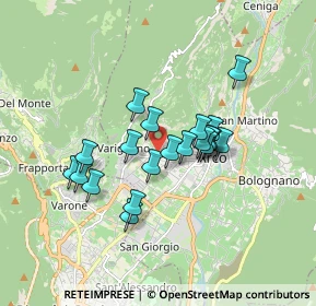 Mappa Via S. Marcello, 38062 Arco TN, Italia (1.3465)