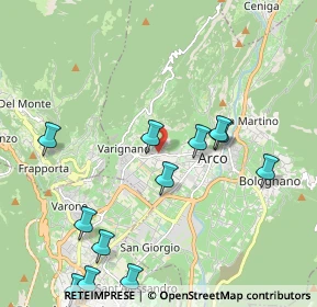 Mappa Via S. Marcello, 38062 Arco TN, Italia (2.35583)