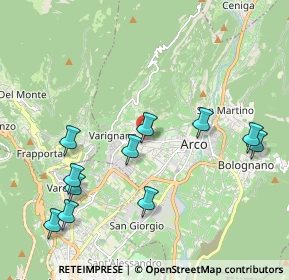 Mappa Via S. Marcello, 38062 Arco TN, Italia (2.21364)