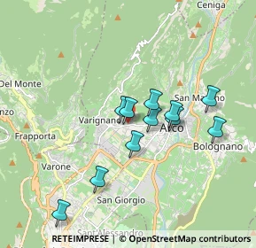 Mappa Via S. Marcello, 38062 Arco TN, Italia (1.48364)