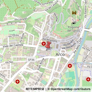 Mappa Viale Magnolie, 1, 38062 Arco, Trento (Trentino-Alto Adige)