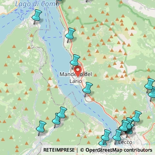 Mappa 23826 Mandello del Lario LC, Italia (7.0245)