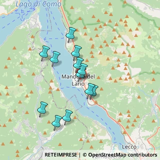 Mappa 23826 Mandello del Lario LC, Italia (3.06833)