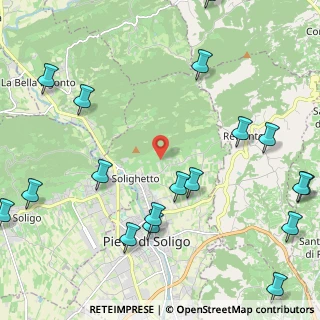 Mappa Via Drio Cisa, 31053 Pieve di Soligo TV, Italia (3.1595)