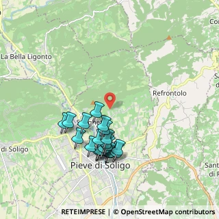 Mappa Via Drio Cisa, 31053 Pieve di Soligo TV, Italia (1.808)