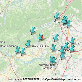 Mappa Via Drio Cisa, 31053 Pieve di Soligo TV, Italia (9.706)