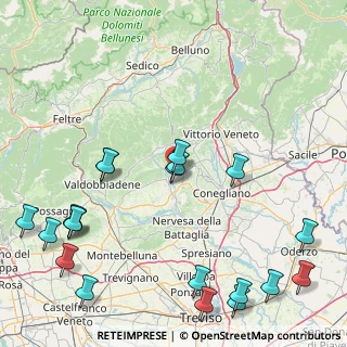 Mappa Via Drio Cisa, 31053 Pieve di Soligo TV, Italia (22.6535)