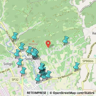 Mappa Via Drio Cisa, 31053 Pieve di Soligo TV, Italia (1.2445)