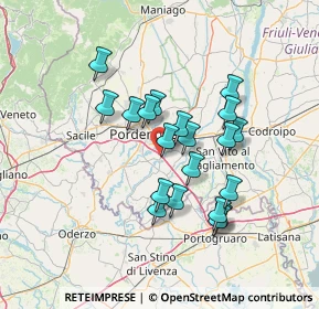 Mappa Via G. Leopardi, 33080 Fiume Veneto PN, Italia (11.6485)