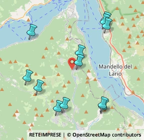 Mappa Via Milano, 22030 Magreglio CO, Italia (4.51833)