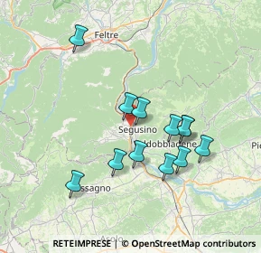 Mappa Strada Regionale, 32030 Alano di Piave BL, Italia (6.415)