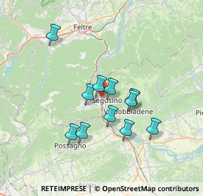 Mappa Strada Regionale, 32030 Alano di Piave BL, Italia (5.75091)