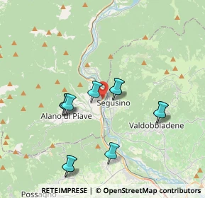 Mappa Strada Regionale, 32030 Alano di Piave BL, Italia (3.55909)