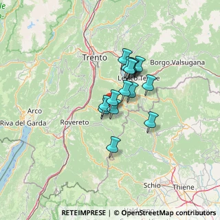 Mappa Via A. Maffei, 38064 Folgaria TN, Italia (8.668)