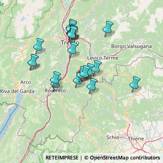 Mappa Via A. Maffei, 38064 Folgaria TN, Italia (13.588)