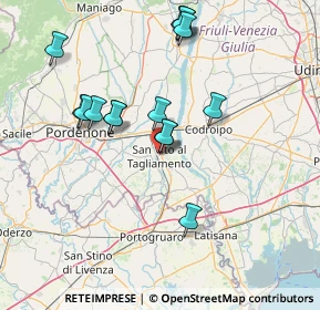 Mappa Via Bellunello, 33078 San Vito al Tagliamento PN, Italia (14.28067)