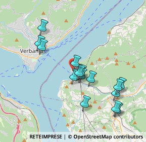 Mappa Via alla Torre, 21014 Laveno-Mombello VA, Italia (3.61333)