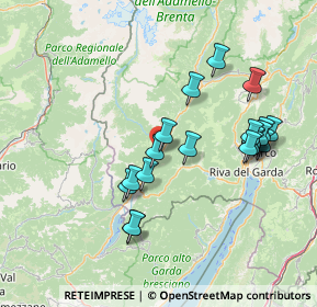 Mappa Via Al Ponte, 38083 Borgo Chiese TN, Italia (14.458)