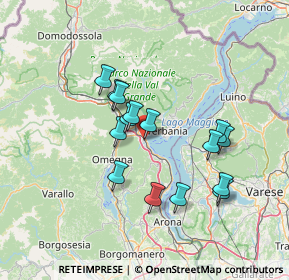 Mappa Via G. Susena, 28831 Baveno VB, Italia (11.95667)