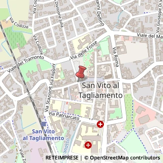 Mappa Via Pomponio Amalteo, 3, 33078 San Vito al Tagliamento, Pordenone (Friuli-Venezia Giulia)