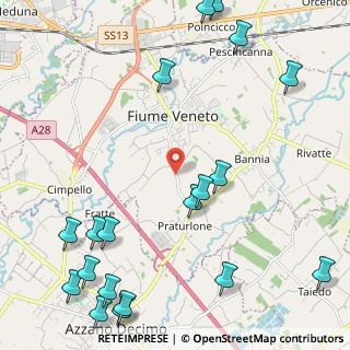 Mappa Via Friuli, 33080 Fiume Veneto PN, Italia (3.10316)