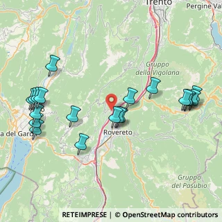 Mappa Via Degll Alpini, 38060 Villa Lagarina TN, Italia (9.3)