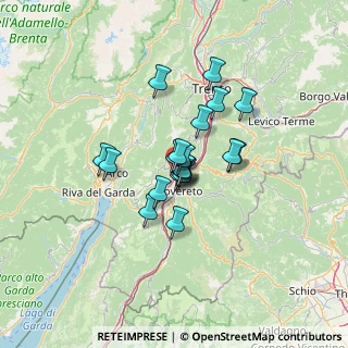 Mappa Via Degll Alpini, 38060 Villa Lagarina TN, Italia (8.4865)