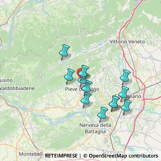 Mappa VIA BRANDOLINI, 31053 Pieve di Soligo TV, Italia (6.54833)