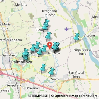 Mappa Via Strada Militare, 33057 Palmanova UD, Italia (1.404)