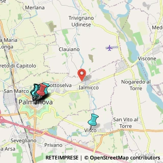 Mappa Via Strada Militare, 33057 Palmanova UD, Italia (2.576)