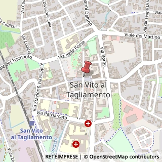 Mappa Piazza del Popolo, 13, 33078 San Vito al Tagliamento, Pordenone (Friuli-Venezia Giulia)