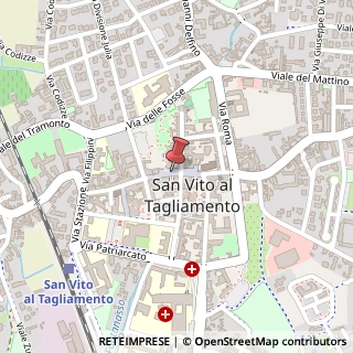 Mappa Piazza del Popolo, 14, 33078 San Vito al Tagliamento, Pordenone (Friuli-Venezia Giulia)