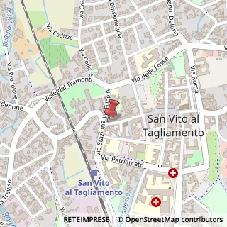 Mappa Via Pomponio Amalteo, 82/A, 33078 San Vito al Tagliamento, Pordenone (Friuli-Venezia Giulia)