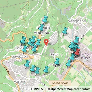 Mappa Località Gavazzo Vecchio, 38066 Riva del Garda TN, Italia (0.57407)