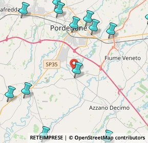 Mappa Via Tonin, 33082 Azzano Decimo PN, Italia (6.00923)
