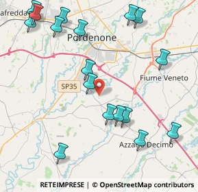 Mappa Via Tonin, 33082 Azzano Decimo PN, Italia (4.97647)