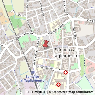 Mappa Via Pomponio Amalteo, 62, 33078 San Vito al Tagliamento, Pordenone (Friuli-Venezia Giulia)